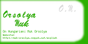 orsolya muk business card